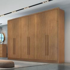 Imagem de Guarda Roupa Roma 6 Portas 6 Gavetas Clic Móveis Cumaru