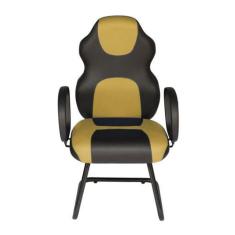 Imagem de Cadeira Gamer Interlocutor Linha Gamer Racing Amarelo - Design Office
