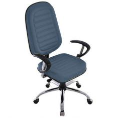 Imagem de Cadeira Para Escritório Presidente Gomada Linha Blenda Azul