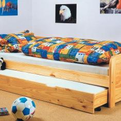 Imagem de Bicama Laura 90 Cm X 190cm Madeira Maciça Natural