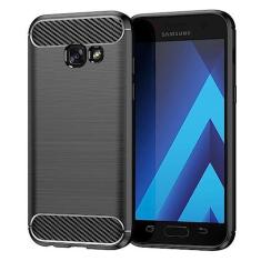 Imagem de Capas para Samsung Galaxy A7 2017.Caso básico,Botão de pressão flexível / 360 ° Proteção completa,Anti-fingerpirnts