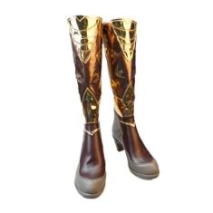 Imagem de COSGOGO Skadi The Corrupting Heart Cosplay Tênis para Game Arknights Cos Salto Alto Preto Halloween Feminino Personalizado Anime, Tamanho feminino, 38