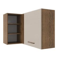 Imagem de Armário De Cozinha Aéreo De Canto 1 Porta Para Linha De 60 Cm De Profu