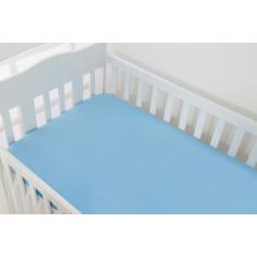 Imagem de Lençol De Elástico Para Berço Tecido Macio 100% Algodão Anti Alérgico 