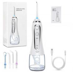 Imagem de Limpador Irrigador Bucal H2ofloss Oral Dentes Jato Portátil Recarregáv