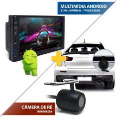 Imagem de Kit Central Multimídia Android + Câmera de Ré Toyota Rav4 2004 2005 20