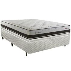 Imagem de Cama Box Baú Casal Herval Cardiff, 76x138x188 cm, Molas Maxspring