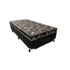 Imagem de Cama Box Solteiro Conjugado Ortopédico Black White 88X188x53 - Spr Con