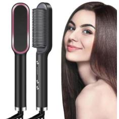 Imagem de Escova Pente Secadora Profissional Seca E Modela Cabelo - Pt - Jc