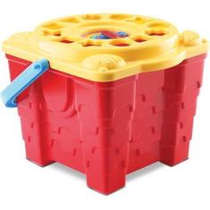 Imagem de Brinquedo educativo castelo relogio didatico silmar brinquedos
