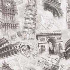 Imagem de Papel De Parede Adesivo Lavável Europeu 12M