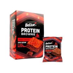 Imagem de Brownie Protein Zero Açúcar Double Chocolate 10X40g - Belive