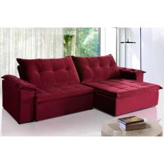 Imagem de Sofá Soberano 2,50m vinho