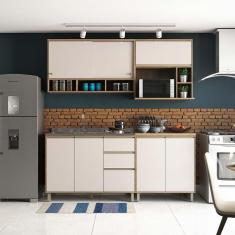 Imagem de Armário De Cozinha 4 Peças Sem Tampo De 120