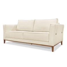 Imagem de Sofá 3 Lugares Potenza Linho Rústico Natural 230 Cm