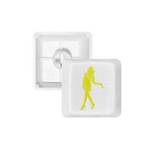 Imagem de Outline Slim Beauty Woman teclado mecânico PBT kit de atualização para jogos