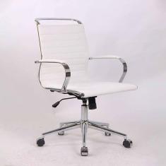 Imagem de cadeira de escritório diretor giratória prime branca