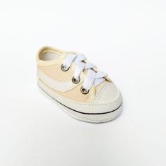 Imagem de Sapatinho Bebê Tênis VansZinho Unissex Cano Baixo Marfim Infantil Anti