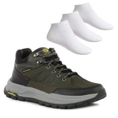 Imagem de Kit Tênis Skechers Zeller Bazemore Masculino + 3-Masculino