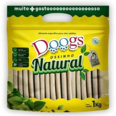 Imagem de Petisco para Cães Ossinho Palito Natural 8mm 1Kg - Doogs