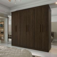 Imagem de guarda-roupa casal supreme 6 pt 4 gv capuccino wood