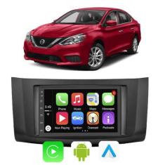 Imagem de Kit Multimidia Android Sentra 2014 - 2020 7 Pol Carplay Waze Wifi Yout