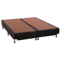 Imagem de Base de Cama Box Camurca Preto Super King 193 cm (larg) Alto - 42903