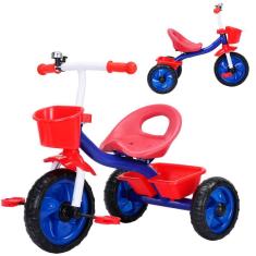 Imagem de Triciclo Infantil Pedal 3 Rodas Passeio Bicicleta Segurança Jony Vermelho - Baby Style