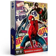 Imagem de Quebra Cabeca Homem Aranha 500 Pecas Toyster