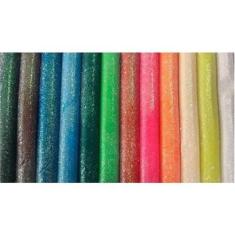 Imagem de Kit De 6 Massinhas De Modelar Com Glitter Brinquedo Infantil Criativo