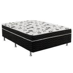 Imagem de Cama Box Conjugado Casal Union Ortopédica Ortobom 138x188x43