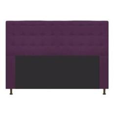 Imagem de Cabeceira Estofada Dama 195 Cm King Size com Botonê Roxo