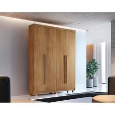 Imagem de Guarda-roupa Veracruz 4 Portas com Pés Naturalle