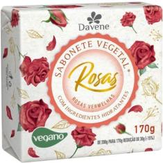 Imagem de Sabonete Vegetal Rosas Vermelhas 170G Davene