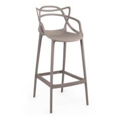 Imagem de Banqueta Alta Allegra com Encosto Design Cozinha/bancada - Fendi