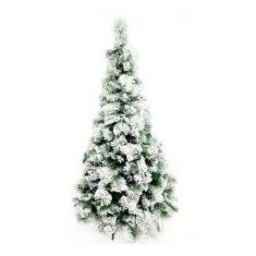 Imagem de Árvore De Natal Luxo Pinheiro Com Neve Nevada Cactos 1,8m - TOP NATAL