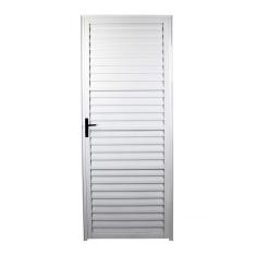 Imagem de Porta palheta 2,10x60 lado DIREITO no alumínio branco