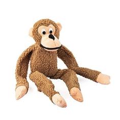 Imagem de Mord Pelúcia Macaco Grande Marrom Kelev Jambo para Cães