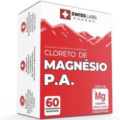 Imagem de Cloreto De Magnésio Pa Com 60 Comprimidos Swiss Labs Pharma