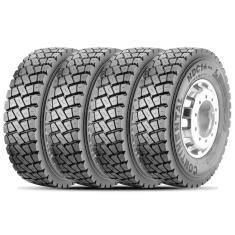 Imagem de Kit 4 Pneu Continental Aro 22.5 275/80r22.5 149/146k Hdc1+