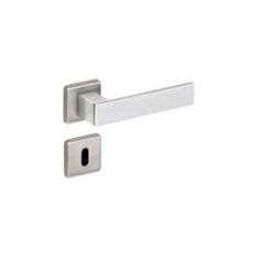 Imagem de Fechadura Tess Imab Interna Quarto Chave Grande Escovada Cromo Acetinada Ca 40mm