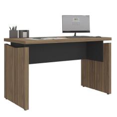 Imagem de Mesa Para Escritório Home Office 145cm Corp A06 Nogal/Preto  - Mpozena