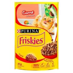 Imagem de Ração Nestlé Purina Friskies Sachê Carne ao Molho para Gatos - 85 g