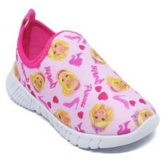 Imagem de Tenis Infantil Barbie Casual Menina Rosa Princes -  Beanna Calçados, R
