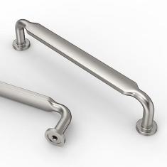 Imagem de Asidrama Pacote com 20 puxadores de armário de cozinha de níquel acetinado escovado de 128 mm, puxadores de armário de cozinha para puxadores de gaveta de armário