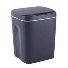 Imagem de SIZHINAI Lixeira de indução inteligente sensível ao toque, lata de lixo auto-vedante, tampa aberta automática adequada para casa, escritório, cozinha, quarto