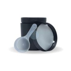 Imagem de Pote Vazio Creatina 500 Gramas Com Scoop Preto Ou Branco 3Un