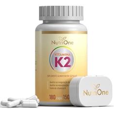 Imagem de Vitamina K2 Mk7 Menaquinona 180 Capsulas 500mg - Nutrione