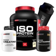 Imagem de Kit  Iso Protein 2Kg + Power Creatina 100G + Power Glutamina 100G + Co