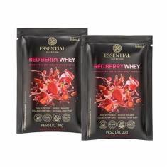 Imagem de Kit 2X: Red Berry Whey Sachê Essential Nutrition 30g